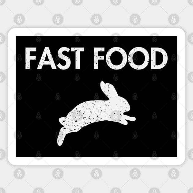 Fast Food Rabbit Sticker by Stylecombinator